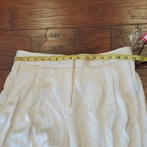 NWT Vince Camuto Pearl ivory wide leg pants - Picture 5 of 8